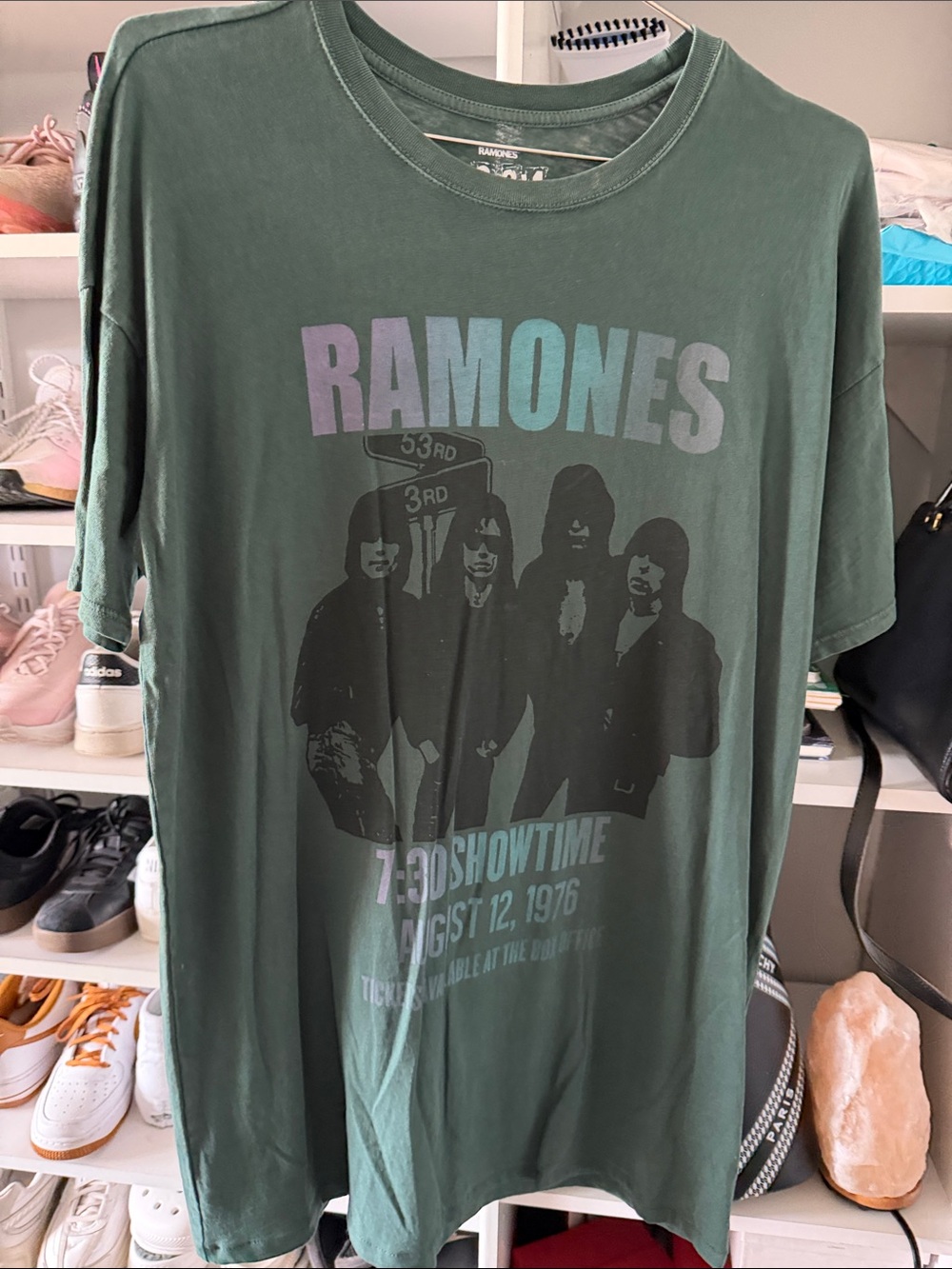 Ramones Graphic Band Tee - Green